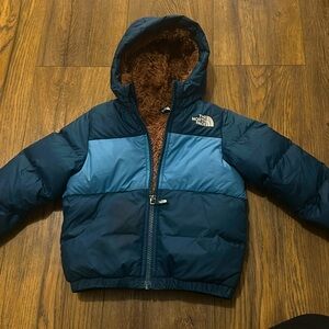 Toddler North Face Moon doggy puffer coat